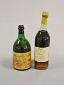 Calvados, Flasche Vieux Calvados, vieille relique per'conquet 61120 Vimoutiers, wohl 1980er Jahre