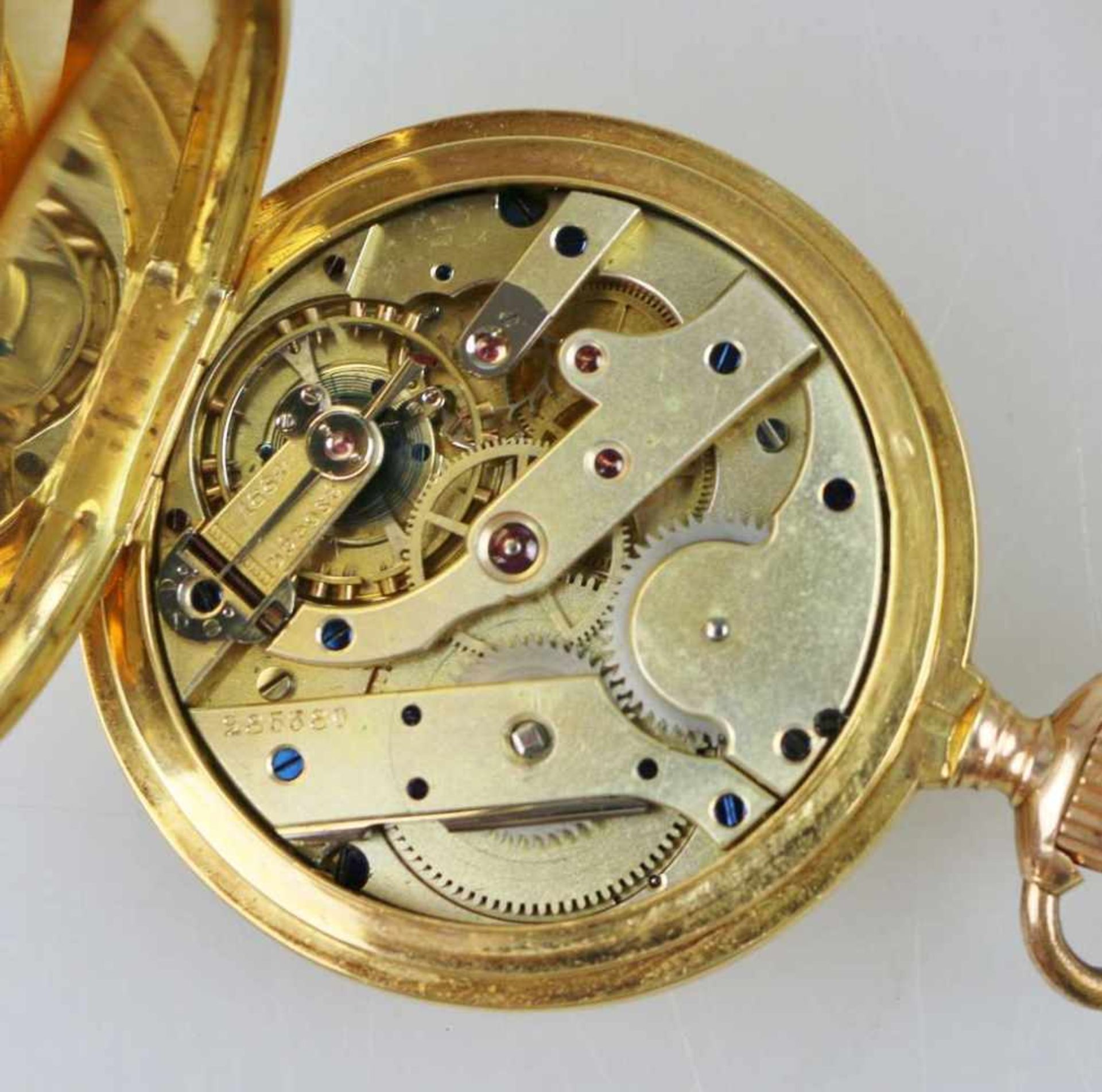 Vacheron Constantin Savonette von 1886, Vintage Taschen Uhr. 750er Gelbgold an 585er Gelbgold - Bild 4 aus 6