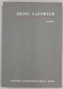 Heinz Gappmayr, Mappenwerk FARBEN, 1993, mit 10 Arbeiten, Exp. 5/60, dazu Prägedruck zum Buch