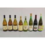 Weißwein u. Rotwein, 8 Flaschen: Californien 3 x Nappa Valley Chardonnay Franciscan reserve 1986;
