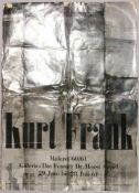 Kurt FRANK (1926-1995), Ausstellungsplakat KURT FRANK- Malerei 60/61, Galerie Dr. Horst Appel