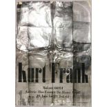 Kurt FRANK (1926-1995), Ausstellungsplakat KURT FRANK- Malerei 60/61, Galerie Dr. Horst Appel