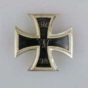 Preußen Eisernes Kreuz 1914 1. Klasse, unmagnetisch, leicht gewölbt, ohne Hersteller, Fertigung WK2,