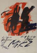 "Mikl - Wien, Galerie St. Stephan - 15.9 bis 5.10.1960", 1960, Plakat-Grafik, Farblithographie,