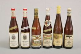 Weißwein, 6 Flaschen: Steinberger Riesling Kabinett 1975; Winkeler Dachsberg 1979 Riesling Kabinett;