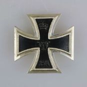 Preußen Eisernes Kreuz 1914 1. Klasse, Eisenkern geschwärzt, leicht gewölbt, ohne Hersteller, wohl