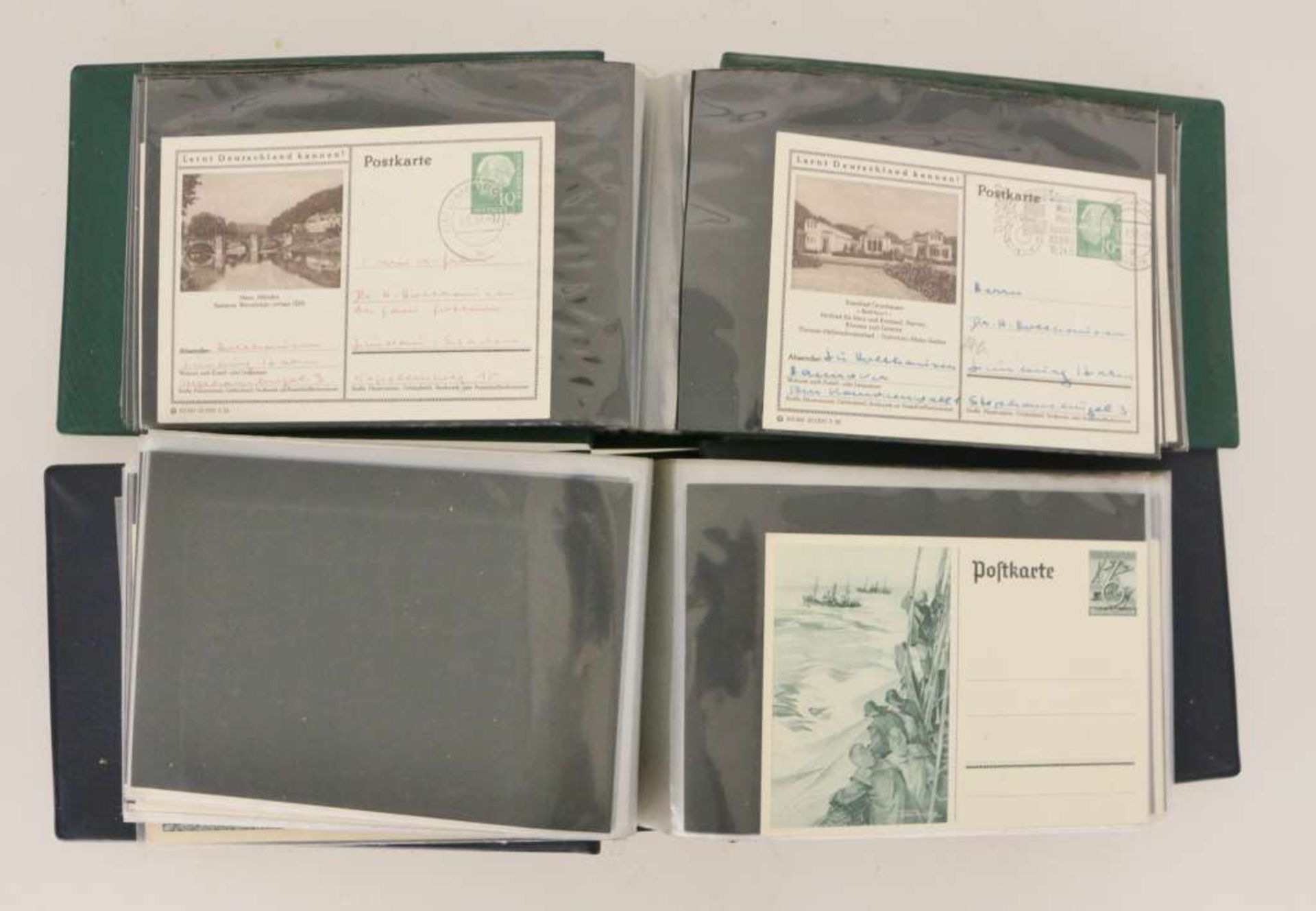 Konvolut Postkarten/ Ansichtskarten und Briefmarken, Deutschland, 1. H. 20. Jh. bis ca. 1960er - Bild 3 aus 3