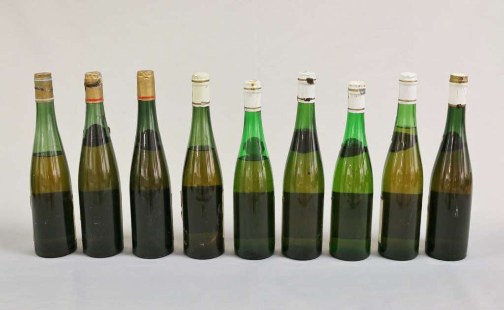 Weingut Edmund Horch, Mosel-Saar-Ruwer, 9 Flaschen: Piesporter Goldtröpfchen, 1959; Zeltinger - Bild 2 aus 2