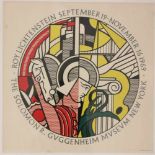 Roy LICHTENSTEIN (1923-1997), «The Solomon R.Guggenheim Museum», 1969, Plakat (serigraph in