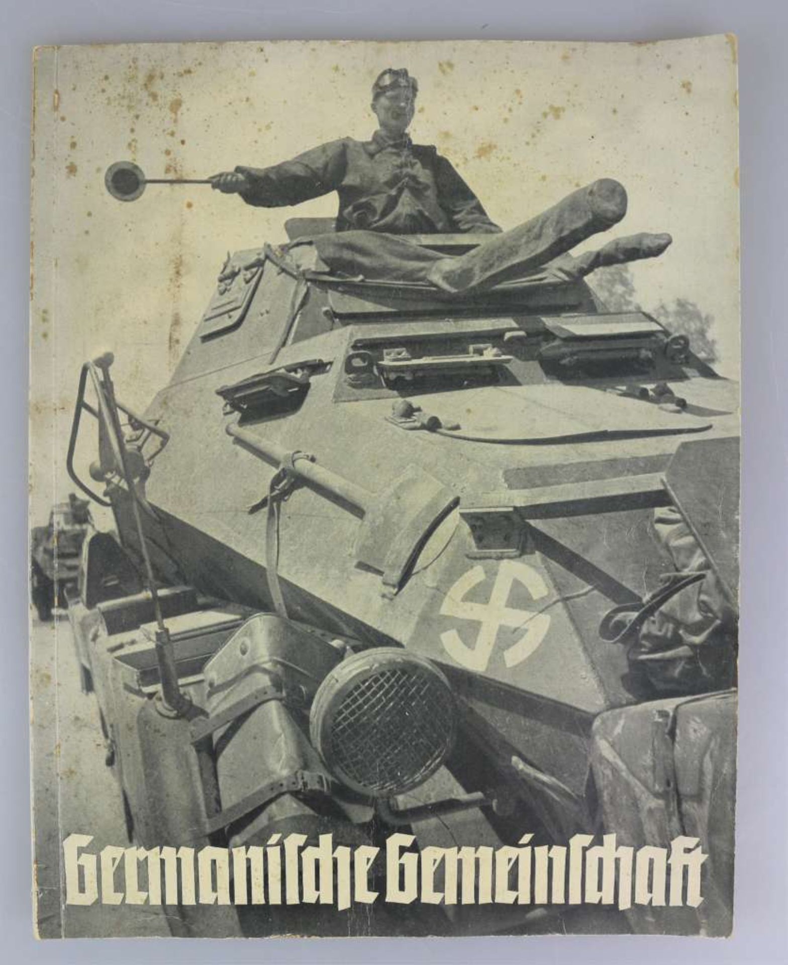 Großformatiger Bildband der Waffen-SS "Germanische Gemeinschaft Folge 2", guter Zustand mit - Bild 2 aus 4