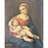 RAPHAEL (1483-1520) nach, sog. "Bridgewater Madonna", wohl Italien, 18./19. Jh. Öl auf Leinwand,