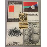 Konvolut fünf Plakate, Frankfurt: Plakat zur Ausst. "Tinguely + Luginbühl", Städel, 1979, Maße: