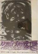 Arnulf Rainer Psychopathologisch, Plakat-Grafik, Farblithografie, Galerie nächst St. Stephan Wien I,