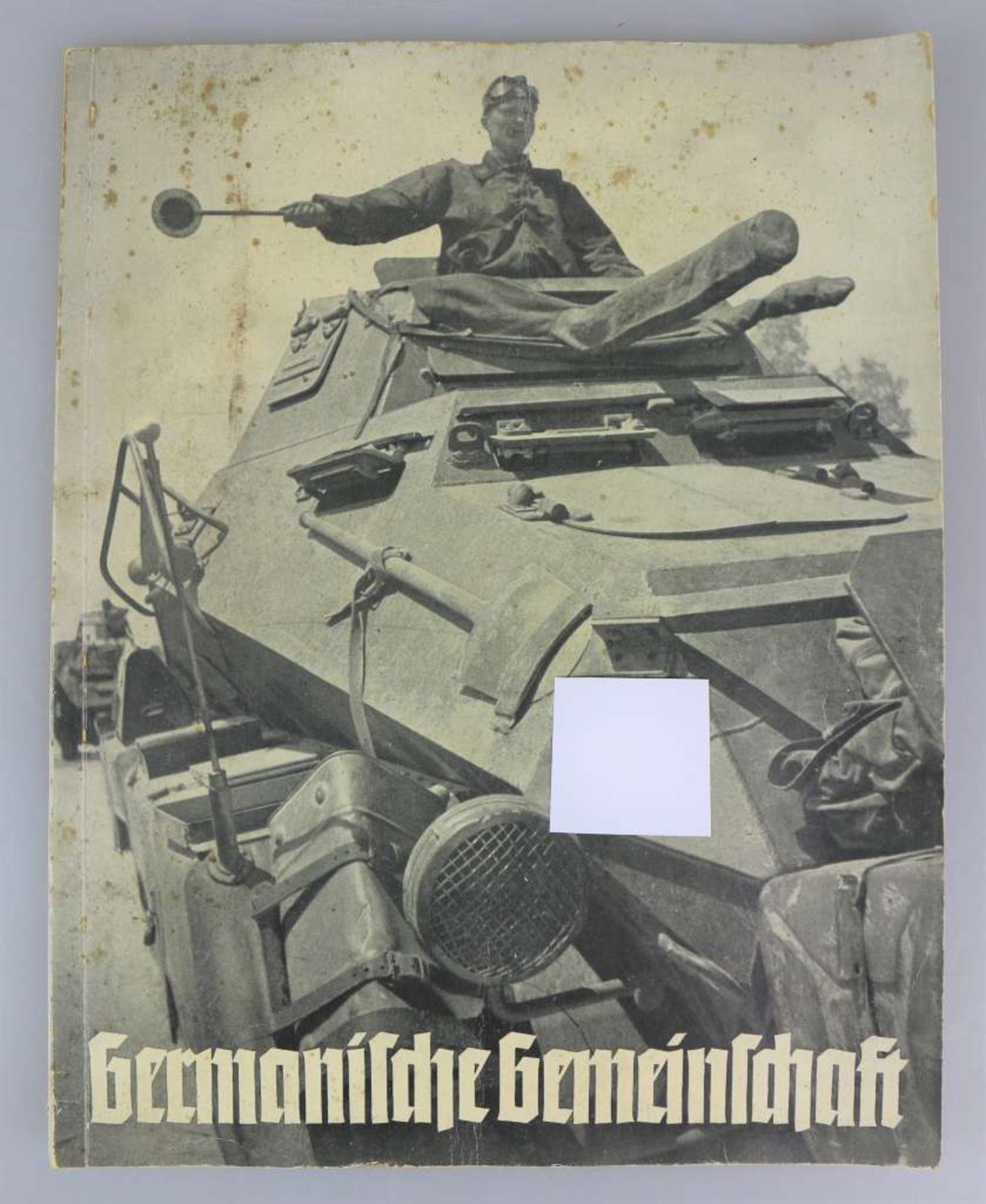 Großformatiger Bildband der Waffen-SS "Germanische Gemeinschaft Folge 2", guter Zustand mit