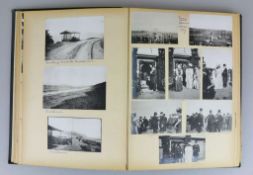 China, 3 bedeutende großformatige Fotoalben um 1900/06, vorwiegend China, teilweise Japan und Korea,