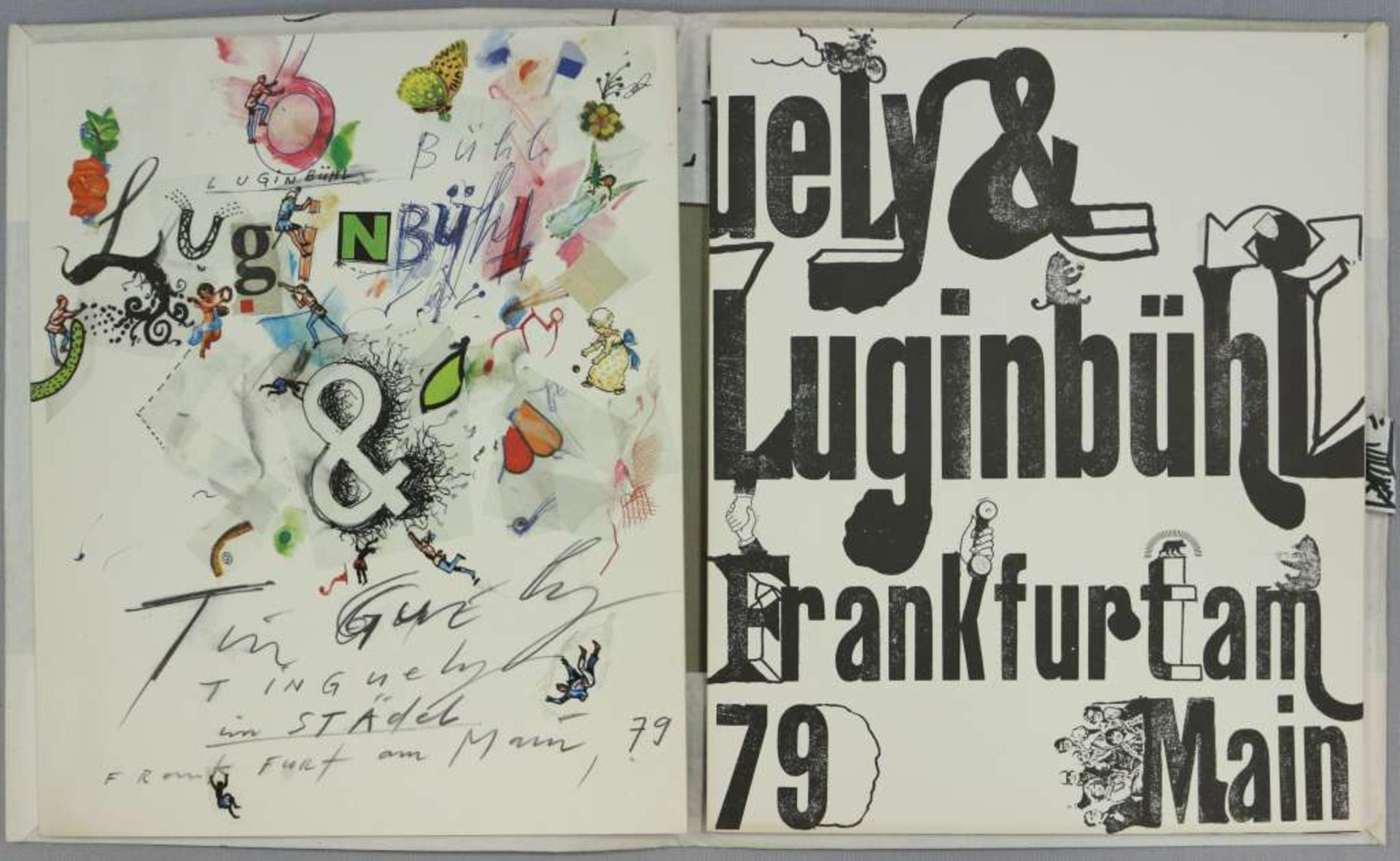 Jean Tinguely und Leonhard Luginbühl, Luginbühl und Tinguely im Städel. Frankfurt, Städelsches - Bild 2 aus 2