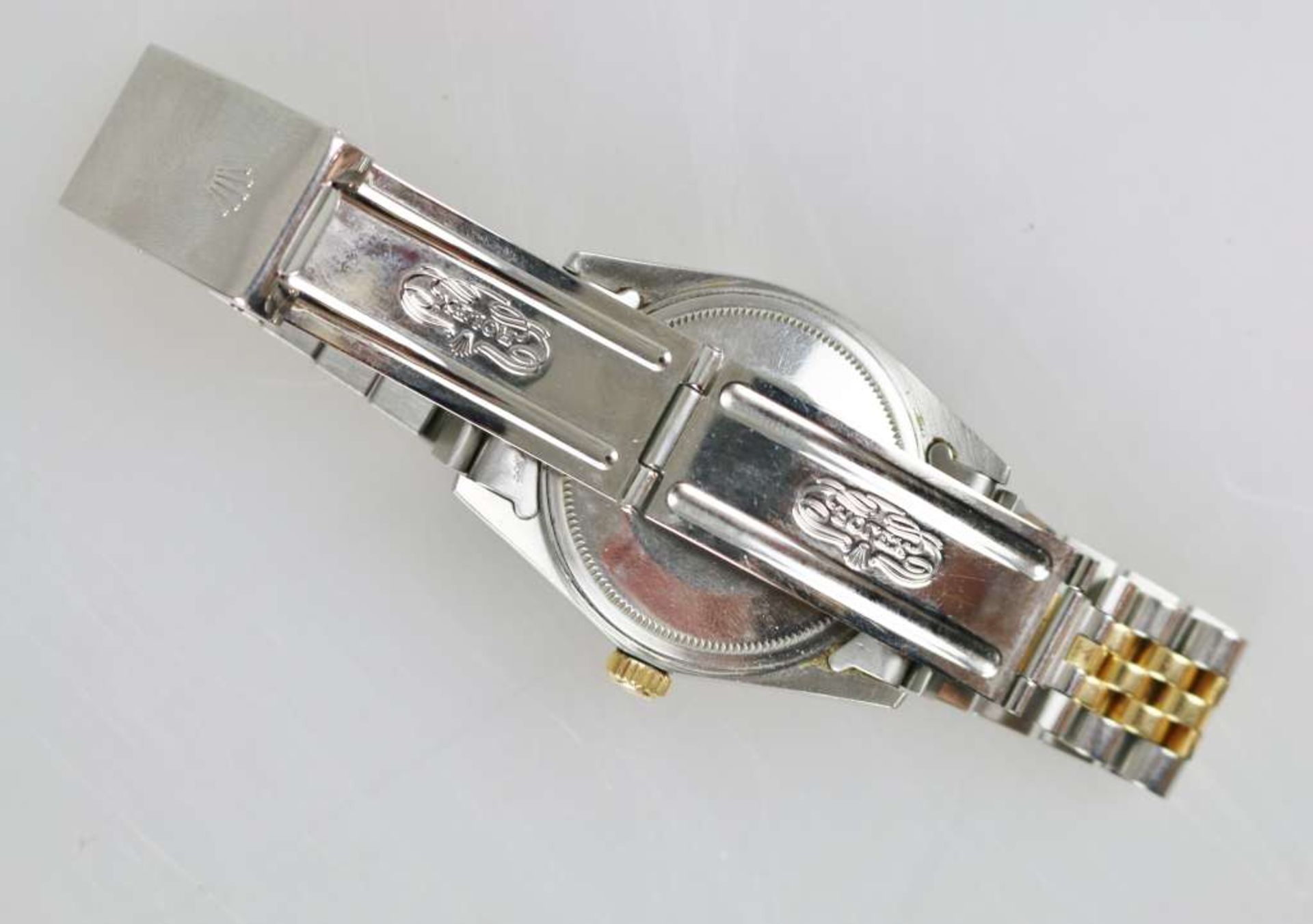 Rolex Automatik-Herrenarmbanduhr "Rolex Oyster Perpetual DateJust, Superlative Chronometer" um 1980, - Bild 4 aus 5