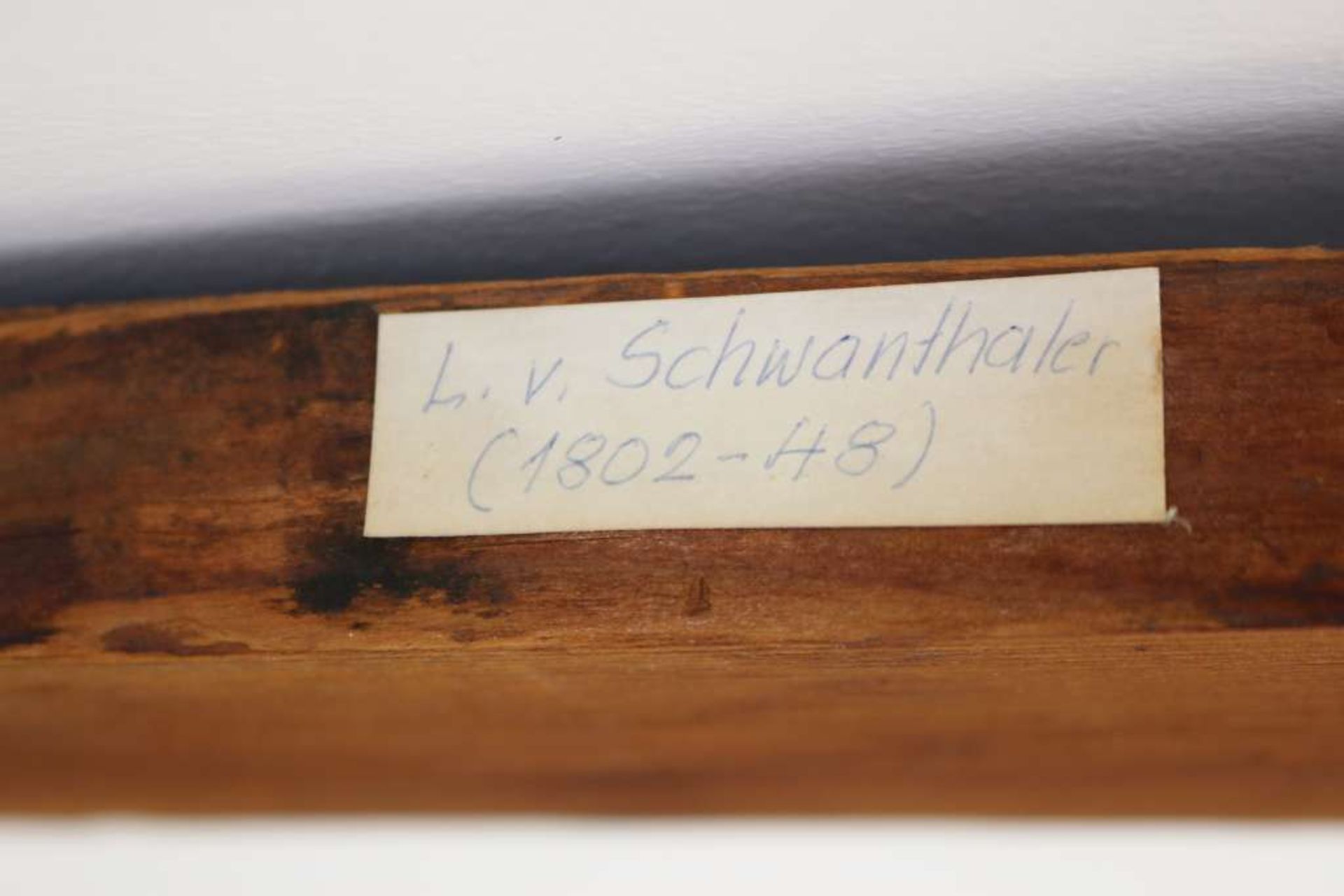 Süddeutsch, wohl 18/19. Jh., Holz, vollplastisch ausgefertigter Dreinageltypus, Darstellung des - Bild 5 aus 6