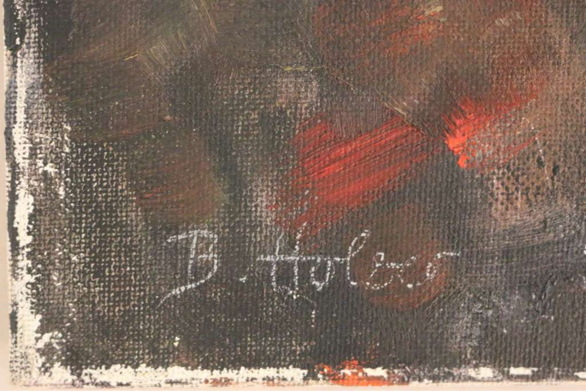 Brigitte HOLZER (1946), Öl auf Leinwand, sign., Paar Damenporträts. Maße: 60 x 40 cm. - Bild 4 aus 7