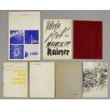 Konvolut von 7 Katalogen: Franz BUCHER (1928-1995), Kat. Galerie dr. horst appel- das fenster,