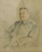 Karl RIXKENS (1881-1938) Düsseldorfer Malerschule, Portrait des Major Stürmer, Infanterieregiment