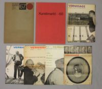 Konvolut Kataloge/ Hefte: 2x Kunstmarkt, Verein progressiver deutscher Kunsthändler e.V., Köln