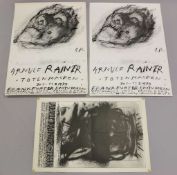 Konvolut Arnulf Rainer: zwei Plakate 