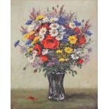 Maximilian KLEIN VON DIEPOLD (1873-1949), Stillleben mit Sommerblumen, Öl auf Leinwand, u.re.