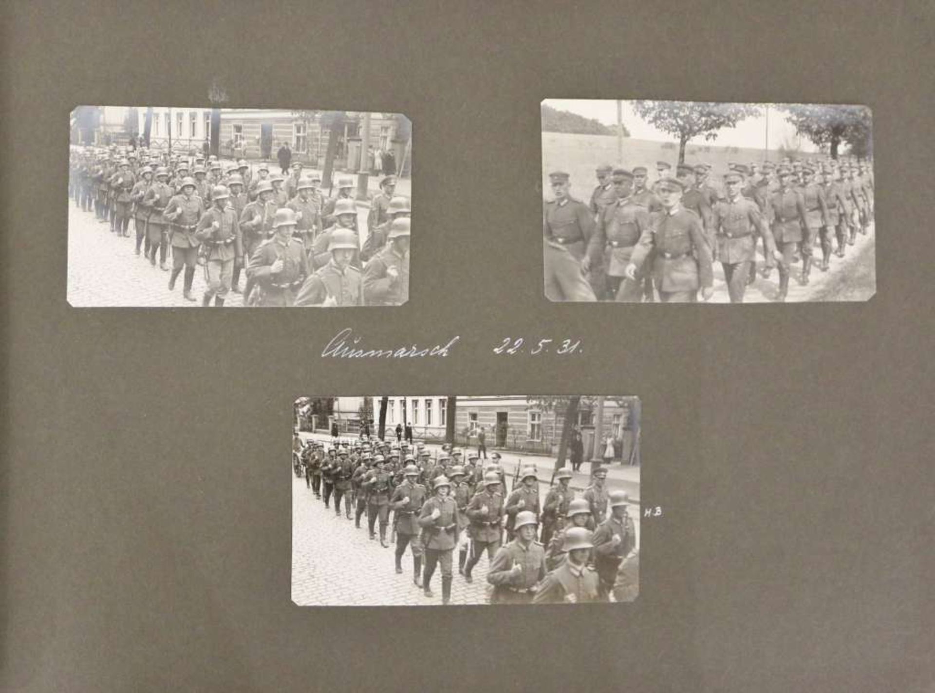 Ritterkreuzträger Korvettenkapitän Hans Bartels (1910 - 1945). Militärisches Fotoalbum, bez. - Bild 4 aus 10