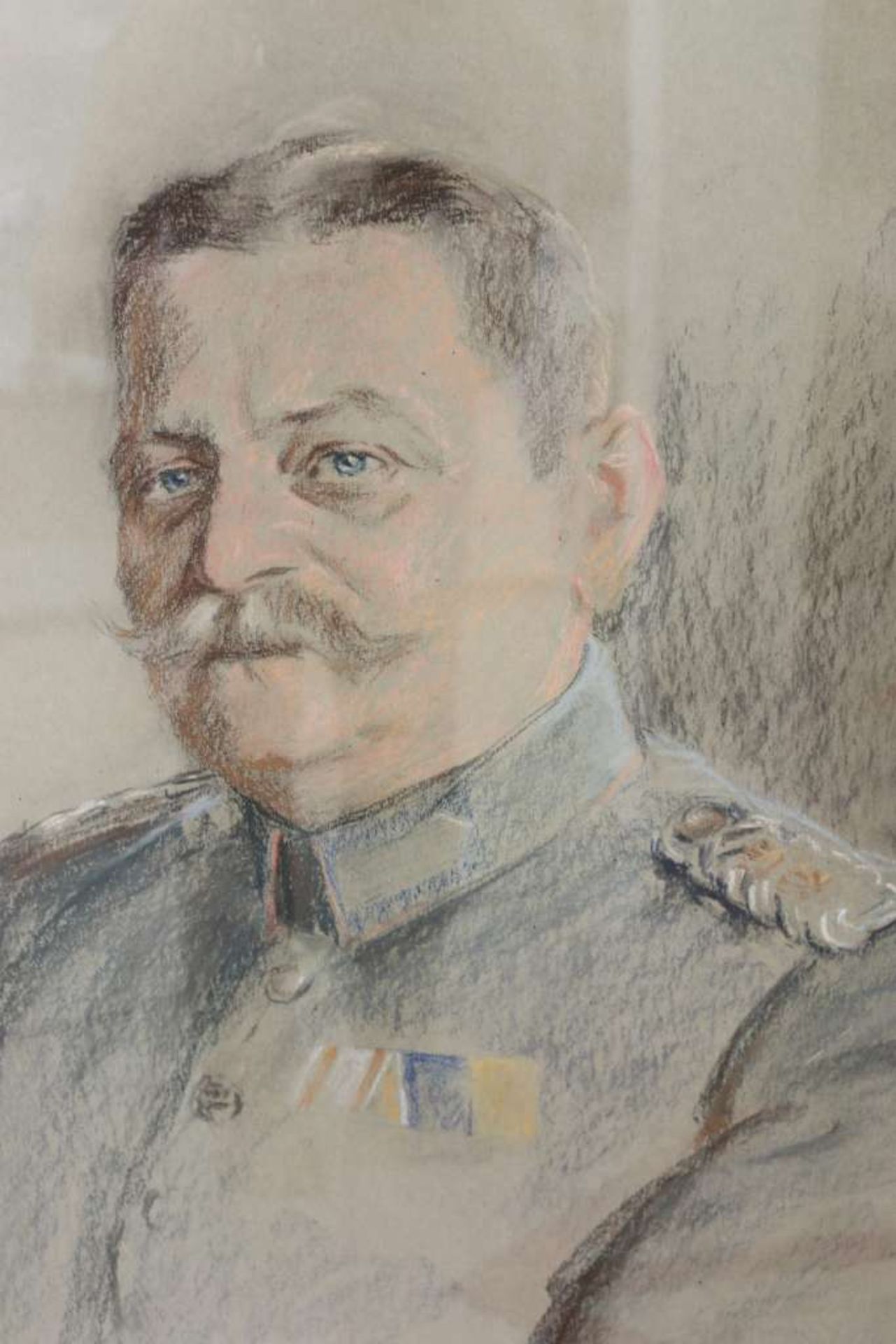Karl RIXKENS (1881-1938) Düsseldorfer Malerschule, Portrait des Major Stürmer, Infanterieregiment - Bild 4 aus 4