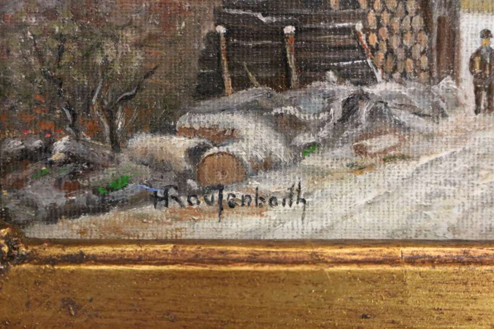 Hans RAUFENBARTH (XX), Paar Gemälde, Öl auf Kartonage/Leinwand, jew. u.li. sign., kleiner - Image 6 of 6
