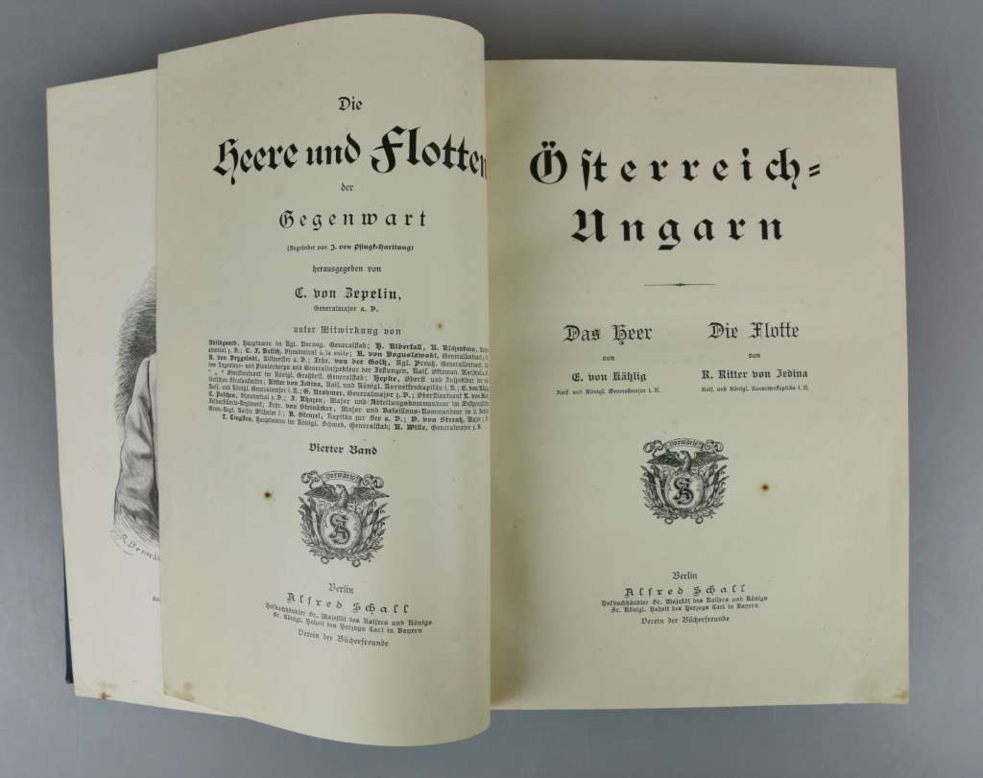 Die Heere und Flotten der Gegenwart, Bd. 4 Österreich-Ungarn, C. v. Zepelin, Berlin 1898, zahlr. - Bild 2 aus 2