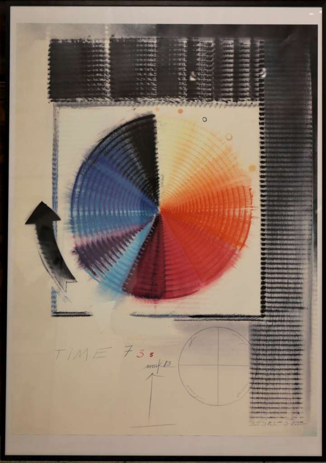 Heinz MACK (1931), Farboffset/Plakat, "Licht ist Farbe ist Zeit", unten mittig im Druck signiert, - Bild 2 aus 5