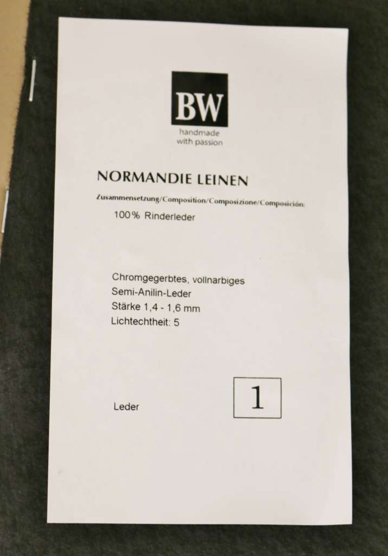 Bielefelder Werkstätten, Design: Andreas WEBER (1956), Sessel "Kent" mit Neigefunktion und Hocker, - Image 5 of 5