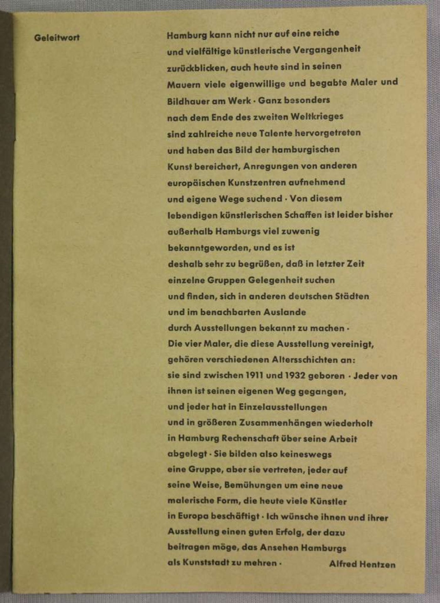 T. Beermann - K. Goris - Jens Cordes - H. H. Steffens. Ausstellungskatalog mit vier von den - Bild 2 aus 3
