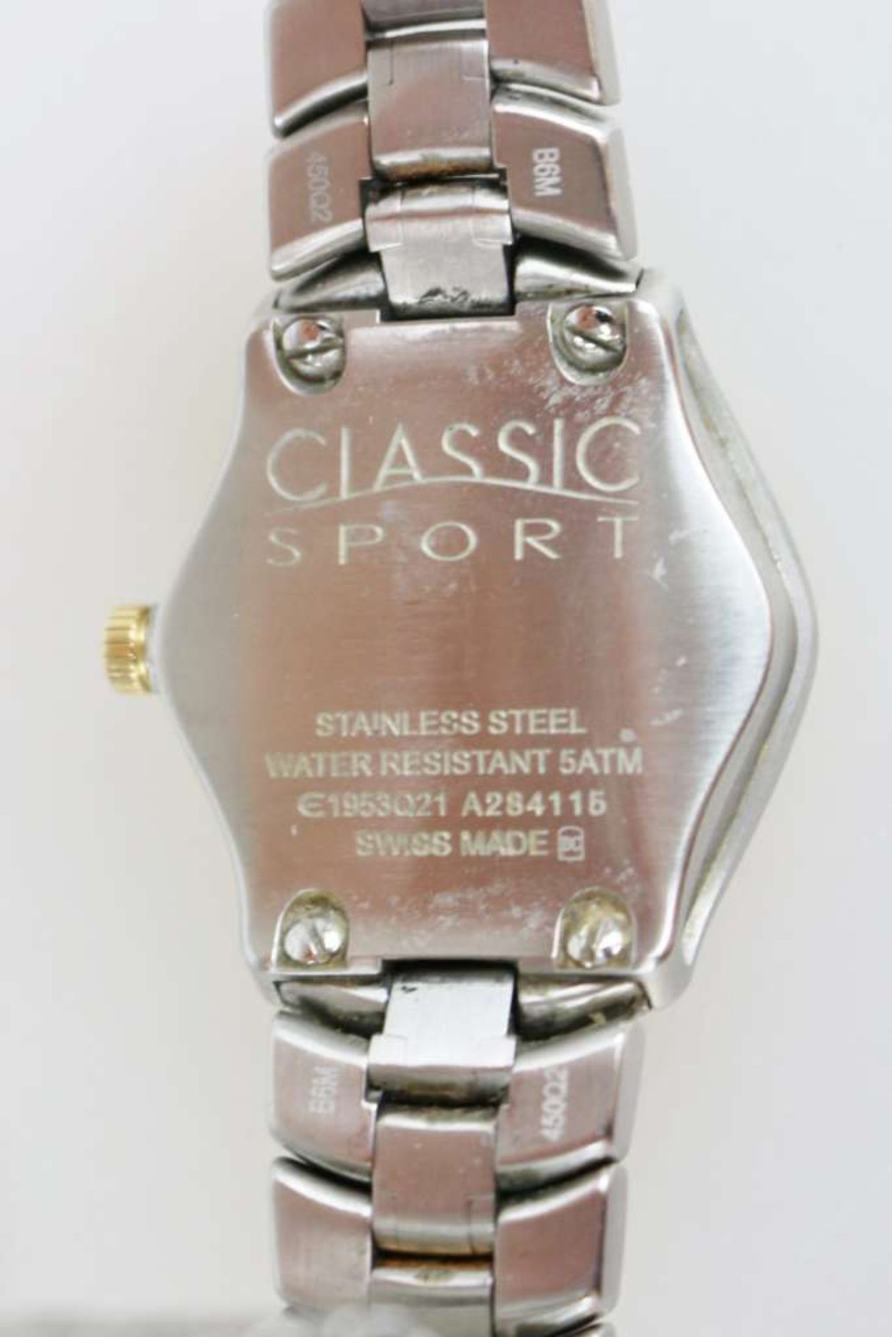 EBEL Damenarmbanduhr, Sport Classic, Edelstahl, Bimetall-Gliederarmband, mit doppeltem - Bild 4 aus 5
