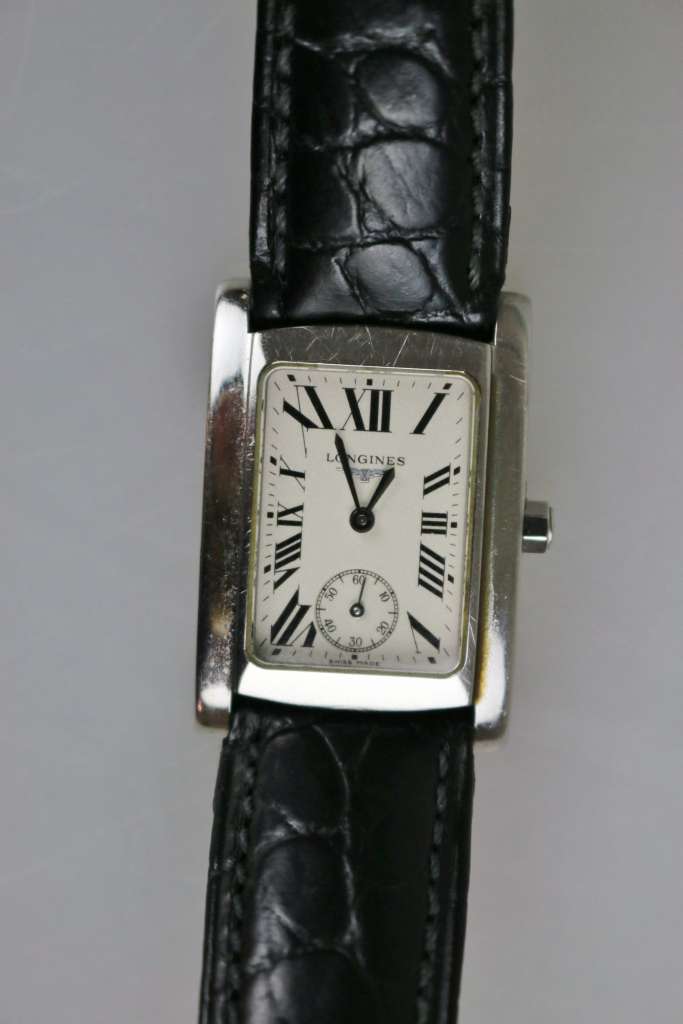 Longines Damenarmbanduhr, cremefarbenes Zifferblatt mit römischen Indizes und Sekundenanzeiger, - Image 2 of 4