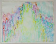 Heinz KREUTZ (1923-2016), Lichtdom. Aquarell auf Papier, unten mittig signiert und datiert 1988,