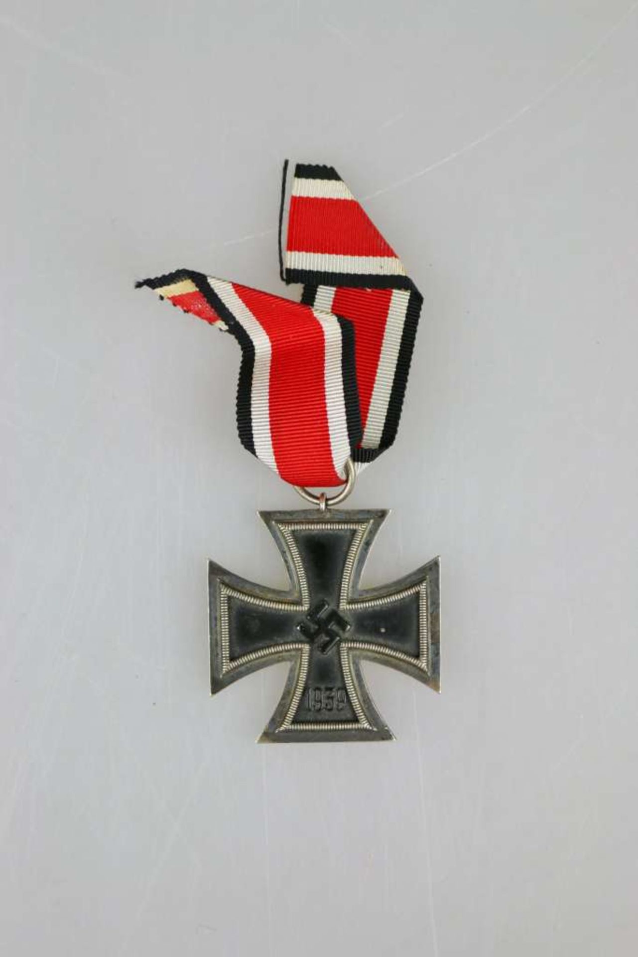 Eisernes Kreuz 1939, Kreuz 2. Klasse in Übergröße, s.g. "Ritterkreuzgröße", 47 mm, versilberte - Bild 2 aus 3