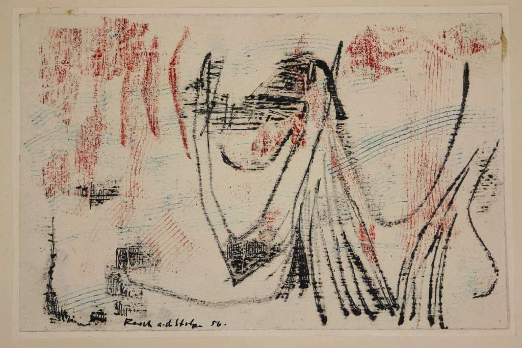 Siegfried REICH AN DER STOLPE (1912-2001), drei abstrakte Kompositionen, jew. sign. u. dat. 56, zwei - Image 2 of 4