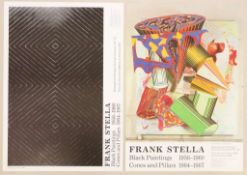 Zwei Plakate Frank STELLA (1936), Staatsgalerie Stuttgart 88-89, Maße: ca. 59 x 84 cm, ganz le