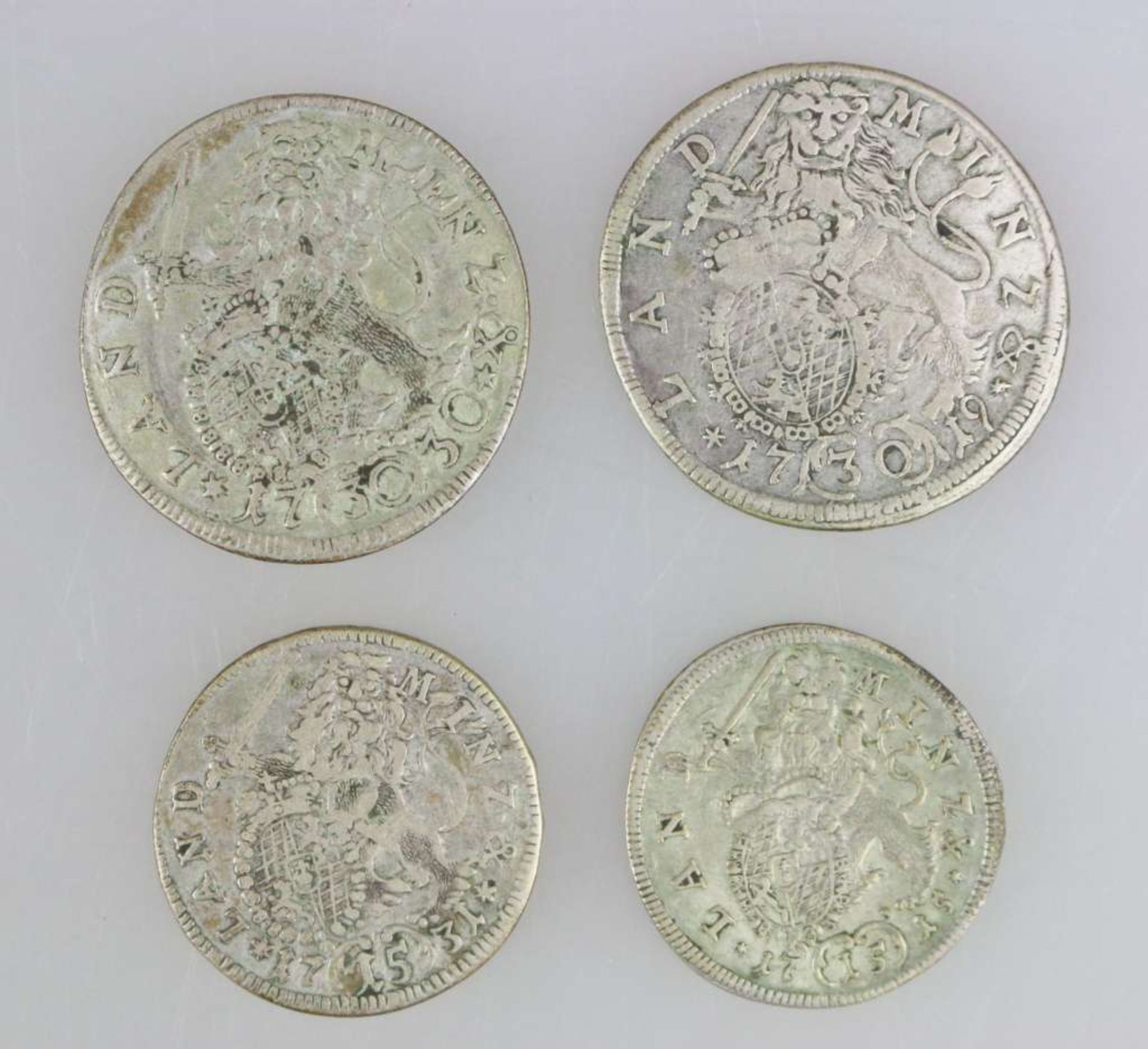 30 Kreuzer (1/2 Gulden) 1719 Bayern München Maximilian II. Emanuel, 1679-1726 ; 30 Kreuzer 172 - Bild 2 aus 2