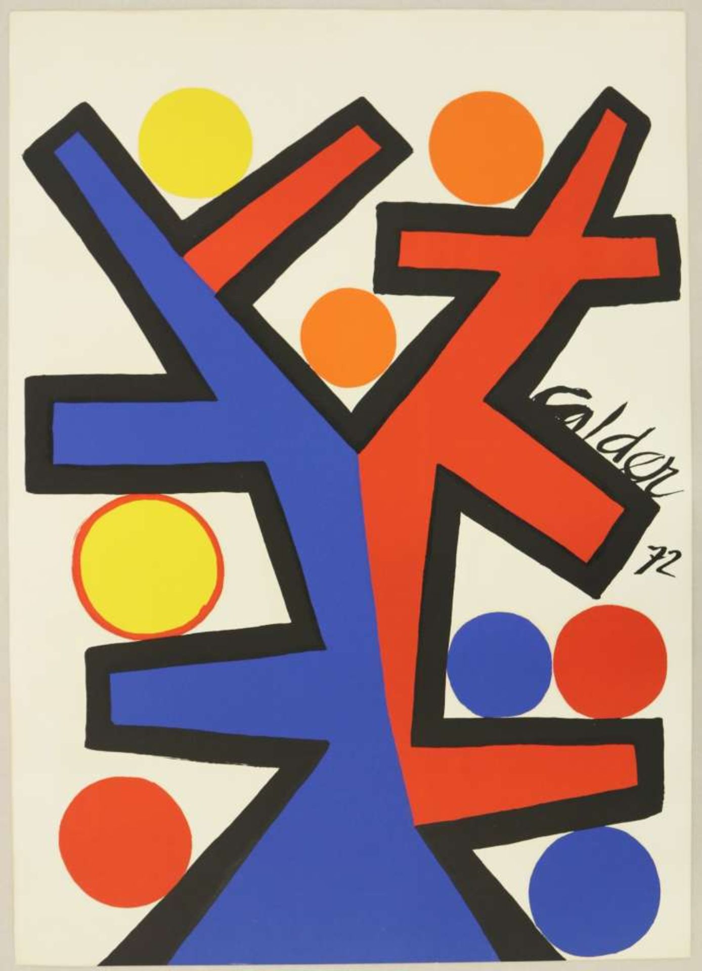 Alexander CALDER (1898-1976), "Arbre", 1972, Lithographie, Bogenmaße: ca. 81,3 x 58 cm, gebrä