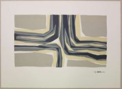 Raoul UBAC (1910-1985), ohne Titel, Lithographie, Bogenmaße: ca. 46,9 x 64,8 cm, minimale Alte