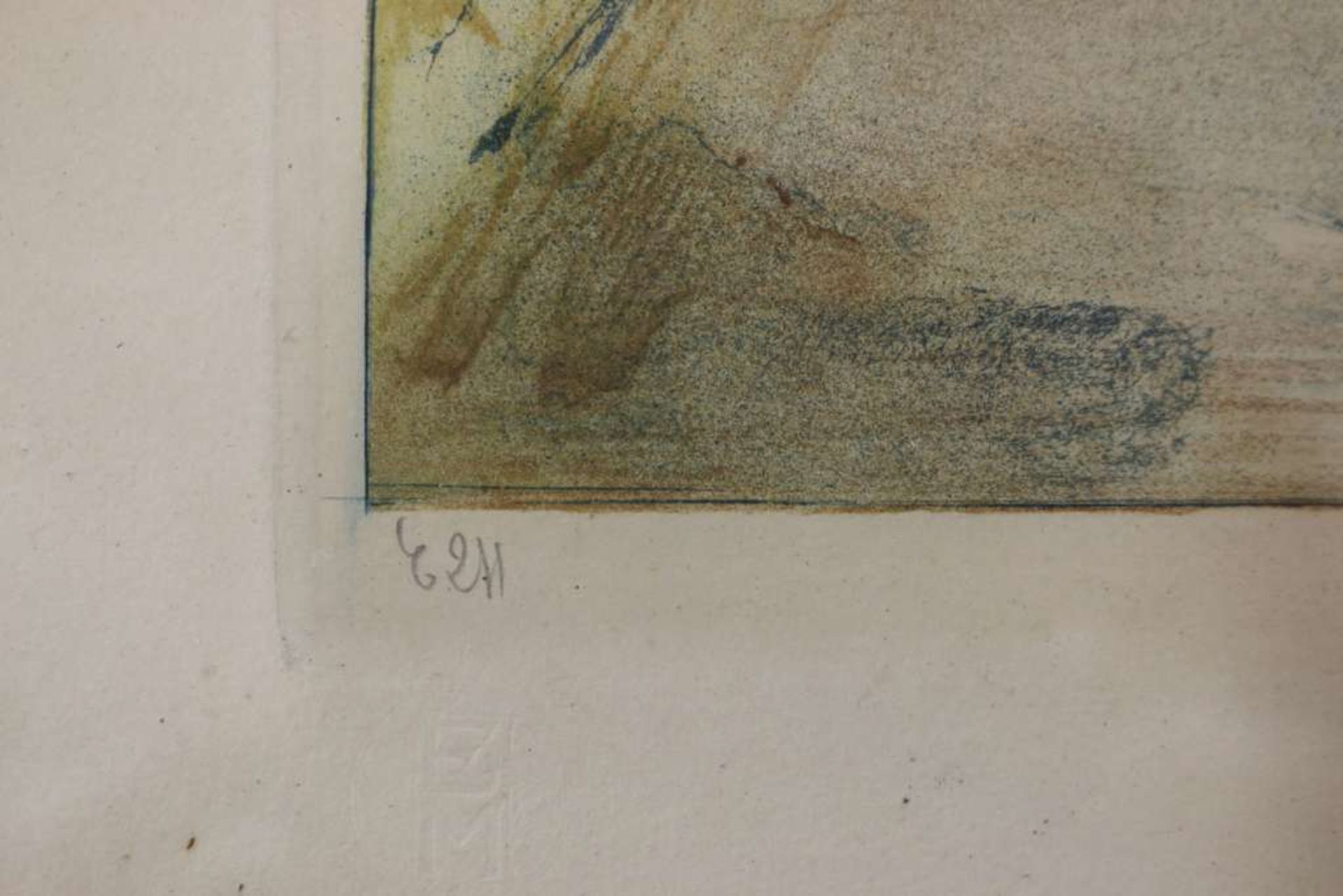 William Adolphe LAMBRECHT (1876-1940), Farbaquatinta, u.re. signiert, oben li. u. re. mit Verl - Bild 4 aus 7