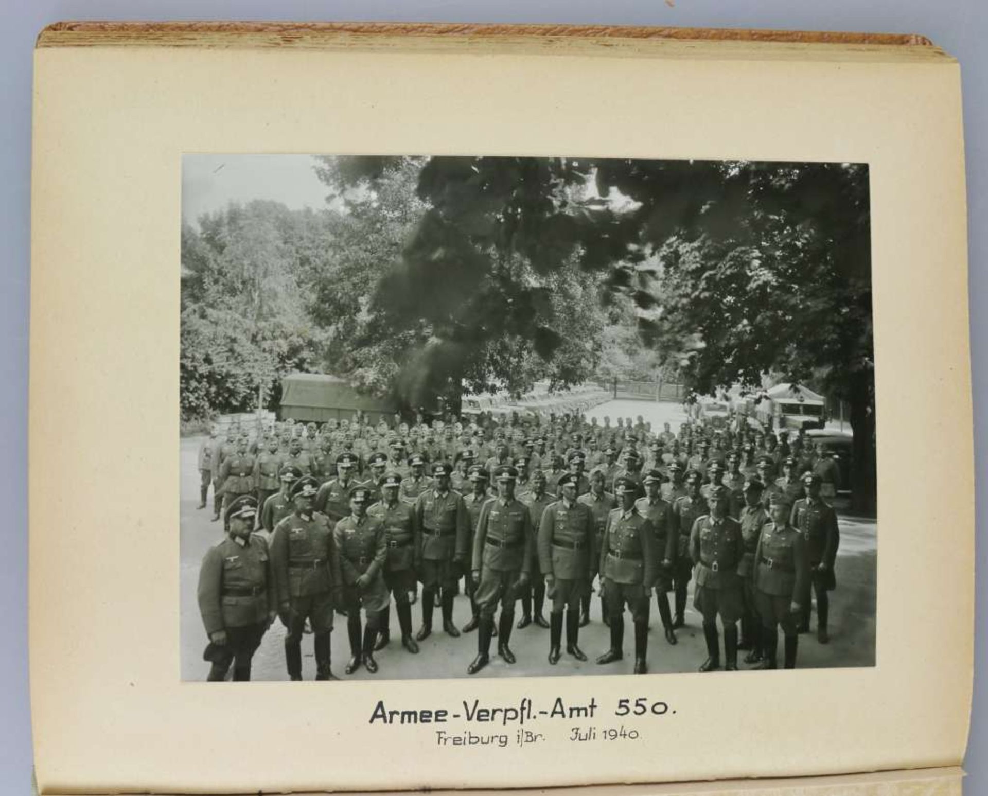 3 Fotoalben aus der Kriegszeit eines Soldaten des Landes Bau Bataillon. 10. Insgesamt ca. 620 F - Bild 4 aus 6