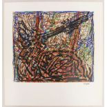 Jean-Paul RIOPELLE (1923-2002), ohne Titel, Farblithographie, Druckmaß: 43,3 x 49,7 cm, minima