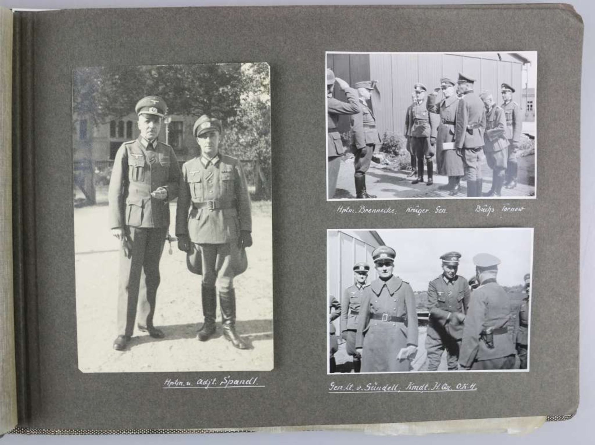 3 Fotoalben aus der Kriegszeit eines Soldaten des Landes Bau Bataillon. 10. Insgesamt ca. 620 F - Bild 5 aus 6