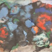 Hans Walter LÄMMERHIRT (1911 - 1986), Königsteiner Künstler, Aquarell, "Skizze 1956", u.re.