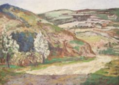 Rudolf ZENDER (1901-1988), Öl auf Leinwand, Sommer in Südfrankreich, u.re. sign., Maße: ca.